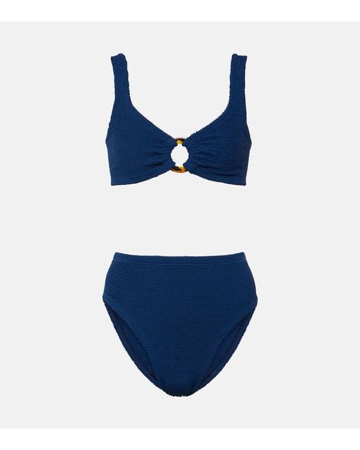Hunza G Blue Nadine Bikini