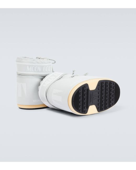 Moon Boot White Icon Low Snow Boots for men