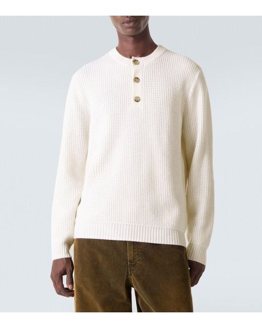 Pullover di Allude in White da Uomo