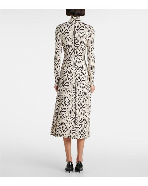 Proenza Schouler White Label Marion Printed Jersey Midi Dress
