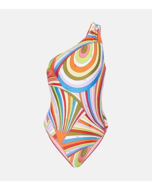 Emilio Pucci White Iride Swimsuit