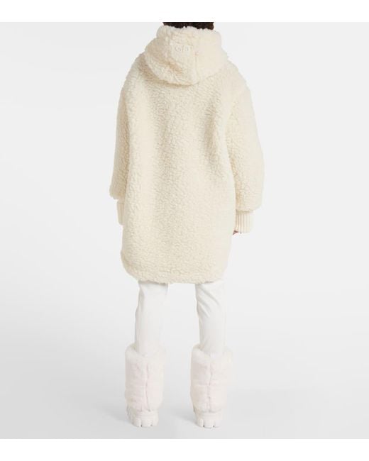 Goldbergh Natural Mantel Isabelle Aus Teddyfleece