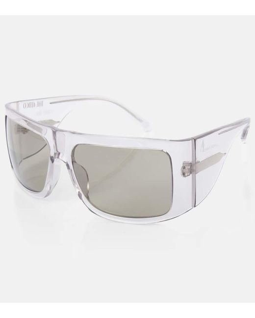 X Linda Farrow gafas de sol rectangulares Andre The Attico de color Gray
