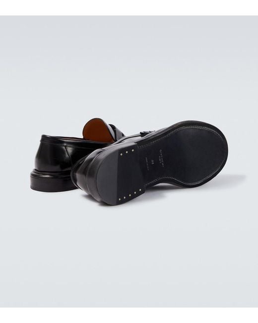Givenchy Black Gent Leather Penny Loafers for men