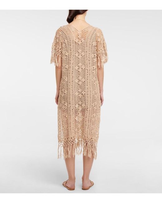 Anna Kosturova Multicolor Savannah Crochet Maxi Dress