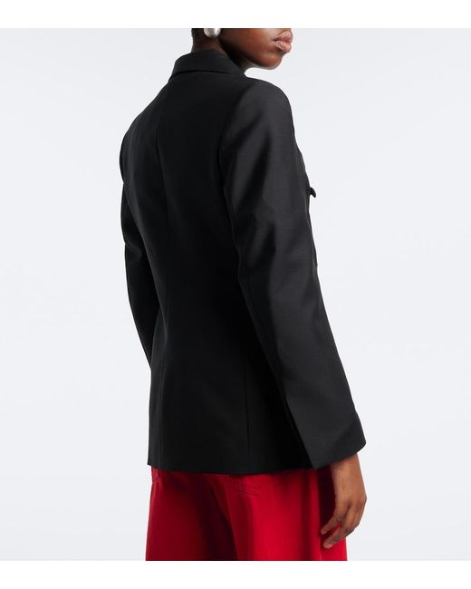 Rohe Black Wool And Mohair Blazer