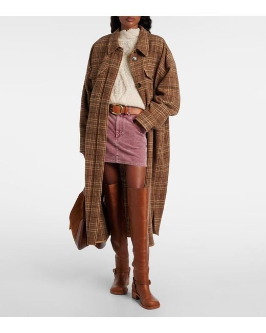 Farm Rio Brown Overknee-Stiefel Aus Leder