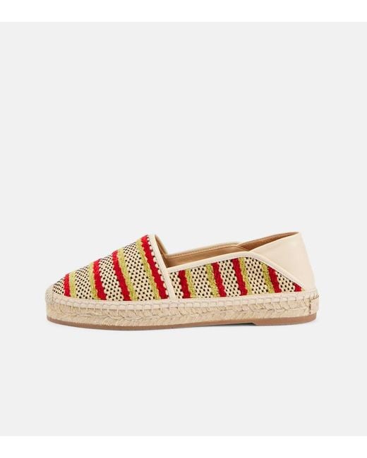 Manolo Blahnik Brown Espadra Raffia Espadrilles