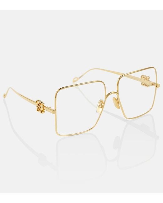 Loewe Metallic Anagram Oversized Glasses