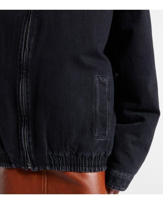 Miu Miu Black Logo Denim Jacket