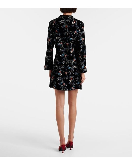 rixo velvet mini dress Calla