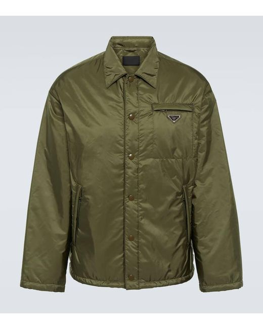 Prada Green Re-Nylon Jacket for men