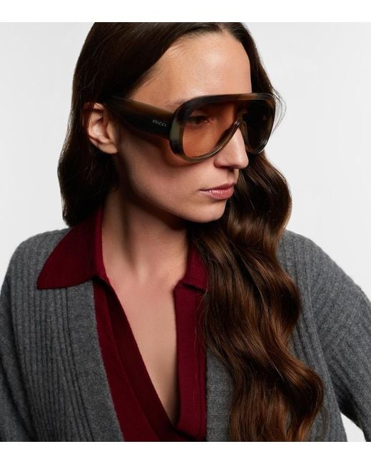 Gucci Brown Sonnenbrille