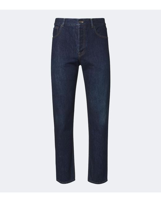 The Row Blue Moe Straight Jeans for men
