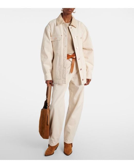 Isabel Marant Natural Ninon Cotton Blouson