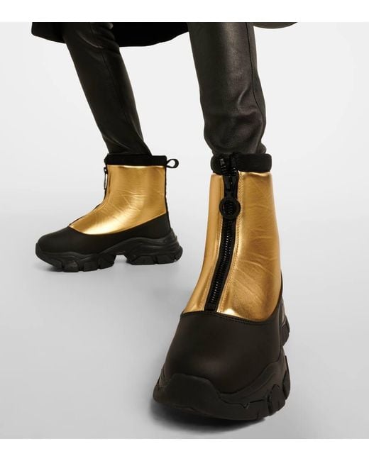 Goldbergh Black Glint Metallic Snow Boots