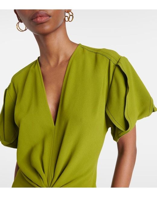 Robe Midi Victoria Beckham en coloris Green