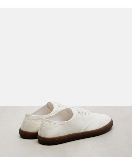 The Row Brown City Leather Thong Sandals