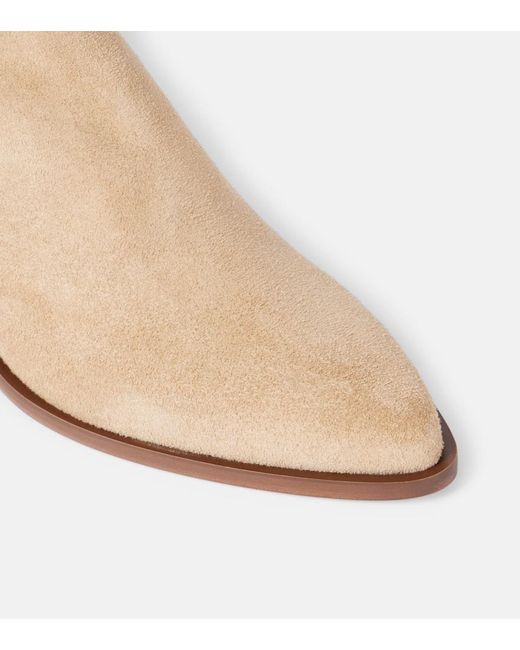 Isabel Marant Natural Deivy 50 Suede Ankle Boots