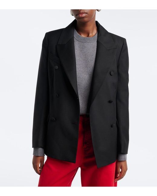 Rohe Black Wool And Mohair Blazer