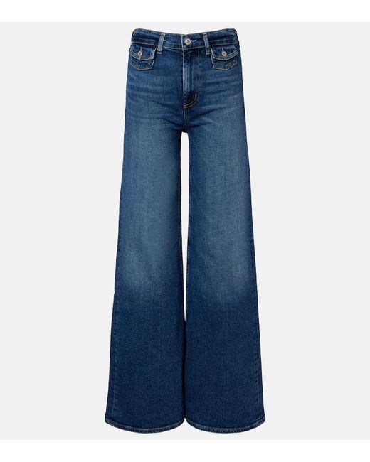 Citizens of Humanity Blue Issy High-Rise Wide-Leg Jeans