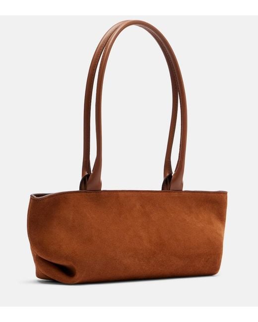 DeMellier London Brown New York Suede Shoulder Bag