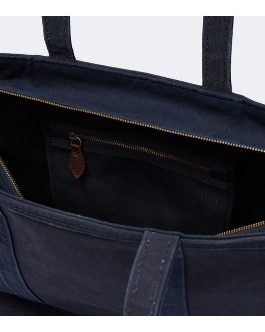 Polo Ralph Lauren Blue Canvas Tote Bag for men