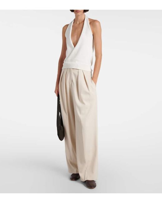 AYA MUSE White Top Aus Einem Baumwollgemisch