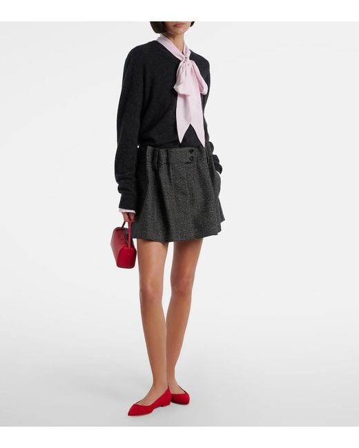 Gianvito Rossi Red Suede Ballet Flats