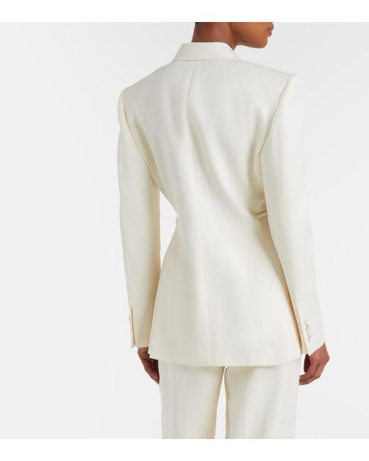 Gabriela Hearst Natural Epona Linen Blazer