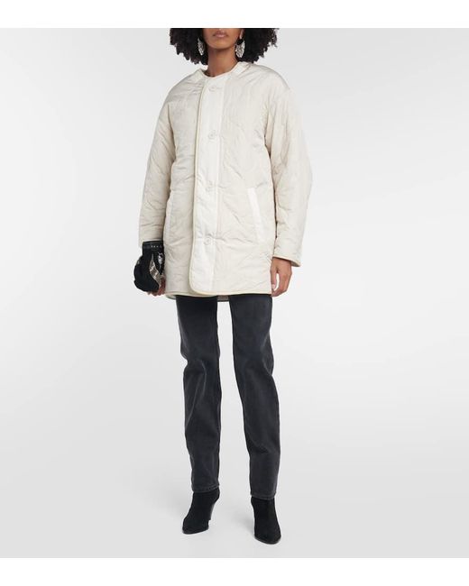 Isabel Marant White Jacke Himemma Aus Teddyfleece