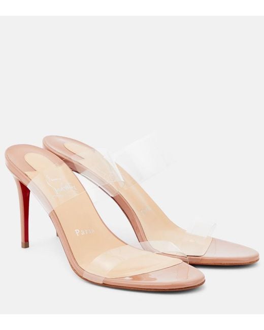 Christian Louboutin Natural Just Nothing 85 Tpu Sandals