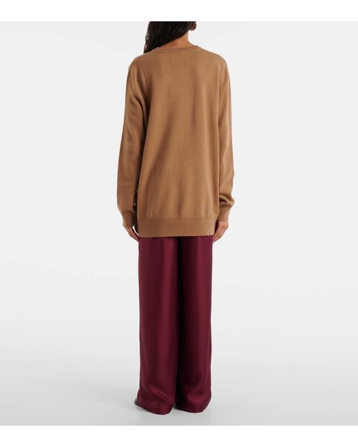 Lisa Yang Brown Helena Cashmere Sweater