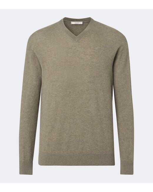 The Row Green Thamm Cashmere Sweater for men