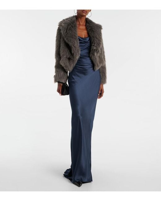 The Sei Gray Cropped Jacket