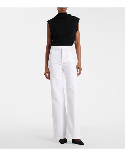Citizens of Humanity White Kimberly Flared Jeans