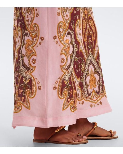 ALÉMAIS Multicolor Porter Printed One-Shoulder Maxi Dress