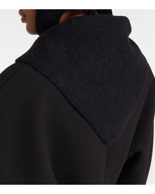 Jacquemus Black Gros Grain Scarf