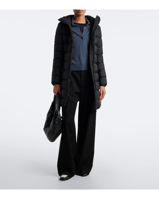 Moncler Black Technical Down Coat