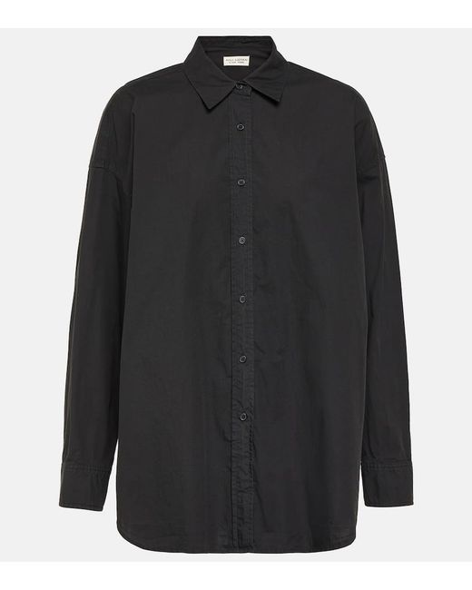 Camicia oversize Mael in cotone di Nili Lotan in Black