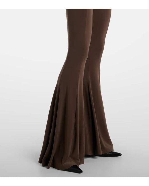 Mono De Jersey Con Cuello Alto Norma Kamali de color Brown