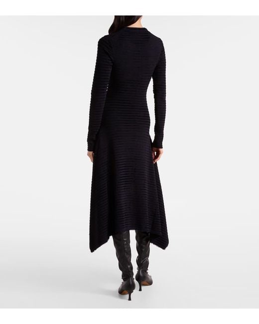 Proenza Schouler Black Midikleid Aus Strick
