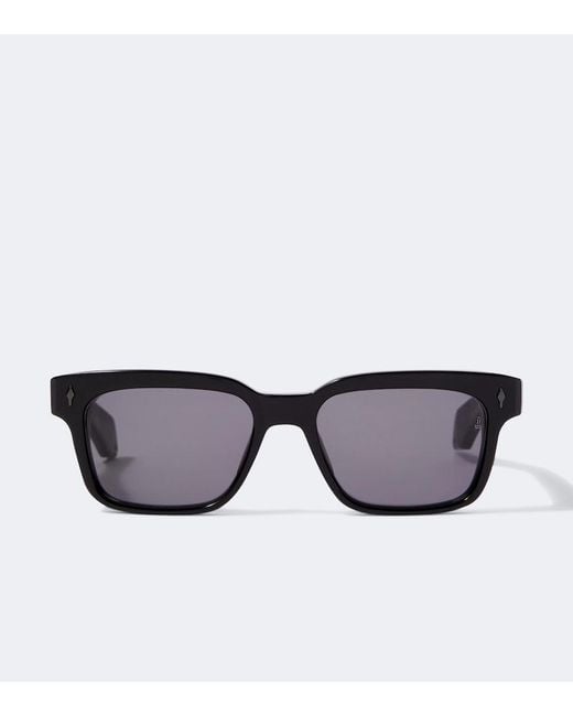 Jacques Marie Mage Black Molino 55 Square Sunglasses for men