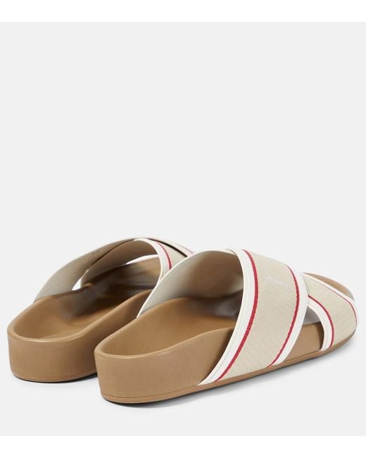 Christian Louboutin Pink Hot Cross Bizz Ribbon Sandals
