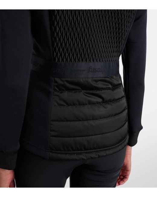 Fusalp Black High-neck Zipped Jacket