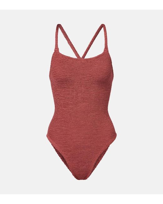 Hunza G Red Bette Swimsuit