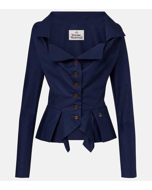 Camisa Monday De Algodon Vivienne Westwood de color Blue
