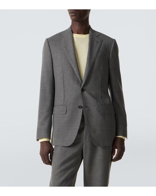 Thom Sweeney Gray Wool Suit for men