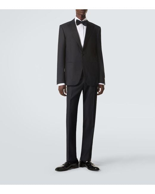 Canali Black Wool Tuxedo for men