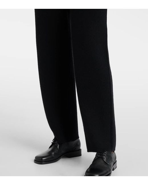 Pantalones Rectos Sonya De Cachemir Lisa Yang de color Blue